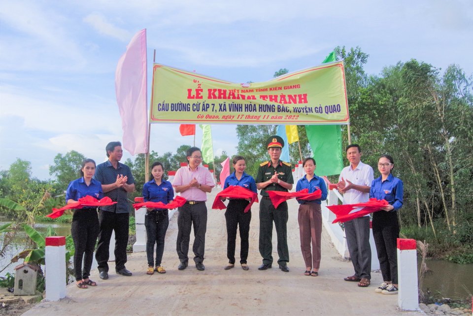 Hơn 64 tỷ đồng cho hoạt động "Tết qu&acirc;n - d&acirc;n" tr&ecirc;n địa b&agrave;n tỉnh Ki&ecirc;n Giang. Ảnh Phương Vũ