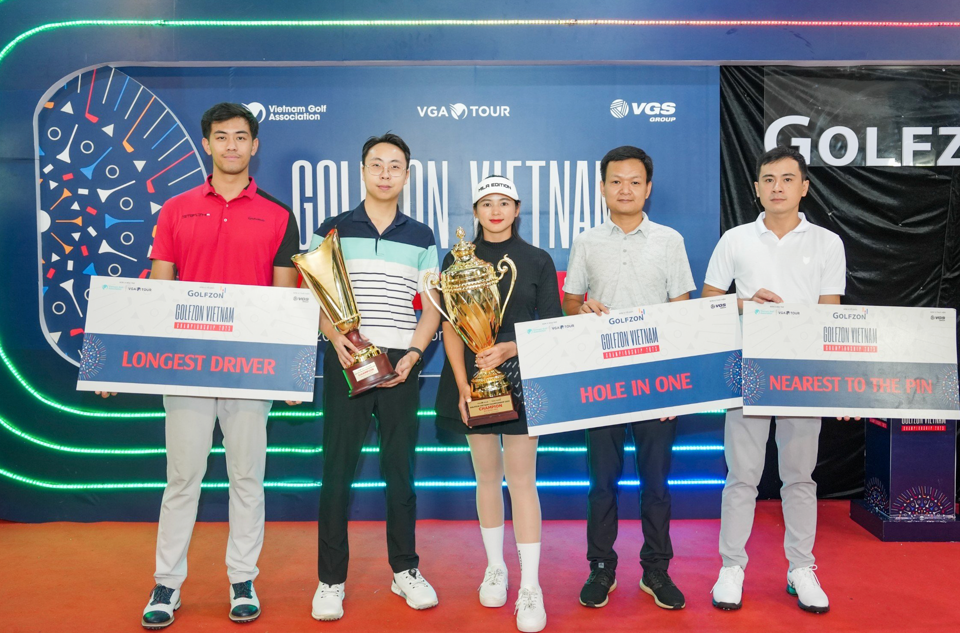 Hana Kang mang về 120 triệu đồng tiền thưởng tại&nbsp;VCK Golfzon Vietnam Championship 2023.
