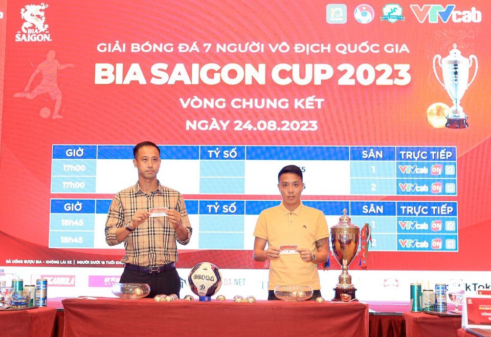 Bốc thăm chia cặp đấu&nbsp; VCK Giải b&oacute;ng đ&aacute; 7 người v&ocirc; địch quốc gia 2023 (VPL-S4).