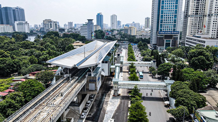 Đường sắt Nhổn - Ga Hà Nội: Hoàn thành 99,7% khối lượng đoạn trên cao - Ảnh 2