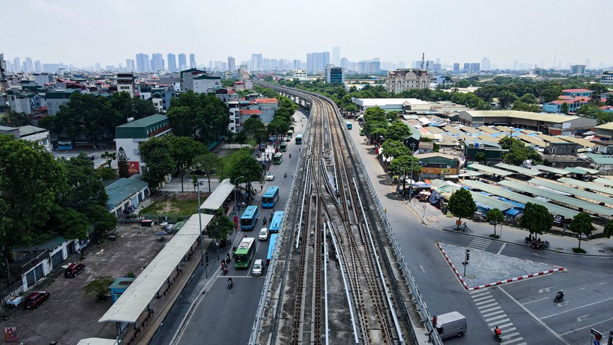 Đường sắt Nhổn - Ga Hà Nội: Hoàn thành 99,7% khối lượng đoạn trên cao - Ảnh 5