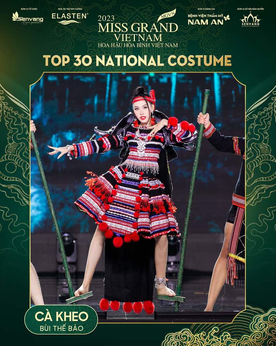 Top 30 trang phục dân tộc đẹp nhất Hoa hậu Hòa bình Việt Nam 2023 - Ảnh 24