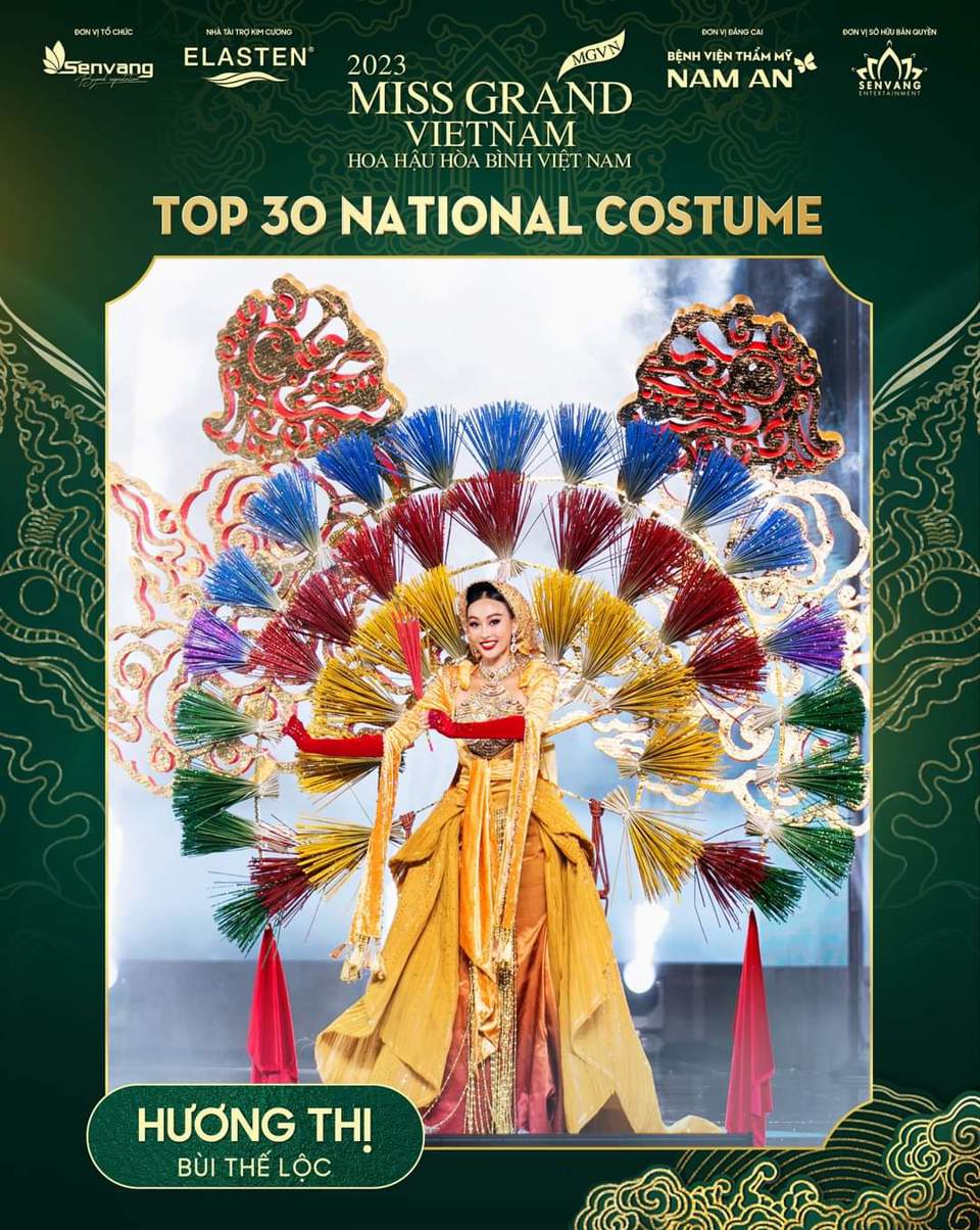 Top 30 trang phục dân tộc đẹp nhất Hoa hậu Hòa bình Việt Nam 2023 - Ảnh 12