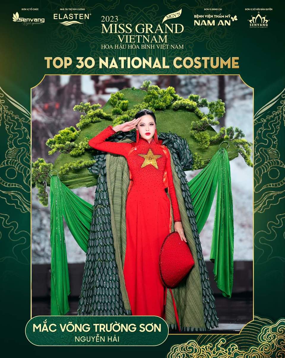 Top 30 trang phục dân tộc đẹp nhất Hoa hậu Hòa bình Việt Nam 2023 - Ảnh 14