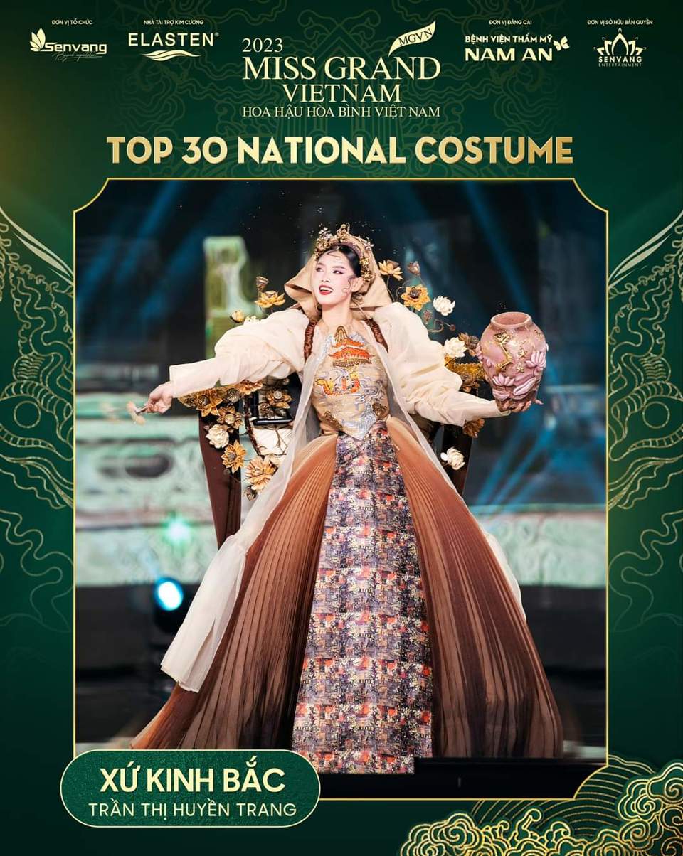 Top 30 trang phục dân tộc đẹp nhất Hoa hậu Hòa bình Việt Nam 2023 - Ảnh 1