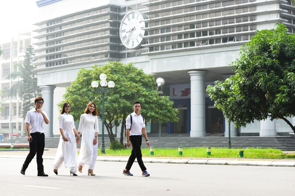 Sinh viên Trường Đại học Bách Khoa Hà Nội. Ảnh: Trần Dũng