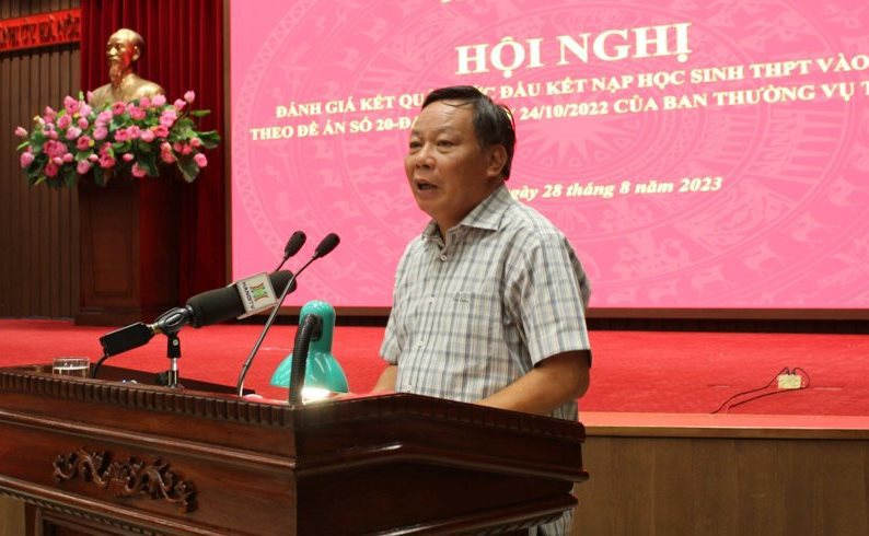 Ph&oacute; B&iacute; thư Th&agrave;nh ủy H&agrave; Nội Nguyễn Văn Phong ph&aacute;t biểu chỉ đạo tại hội nghị.