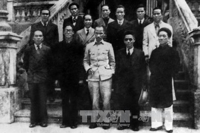 Ch&iacute;nh phủ C&aacute;ch mạng l&acirc;m thời th&agrave;nh lập th&aacute;ng 9/1945 - Ảnh tư liệu &nbsp;