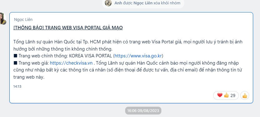 Giả mạo website ngoại giao Hàn Quốc làm visa lừa đảo - Ảnh 3