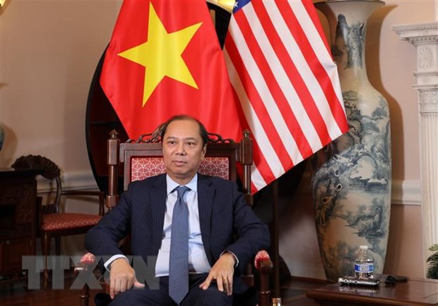Đại sứ Việt Nam tại Hoa Kỳ Nguyễn Quốc Dũng. (Ảnh: TTXVN) &nbsp;