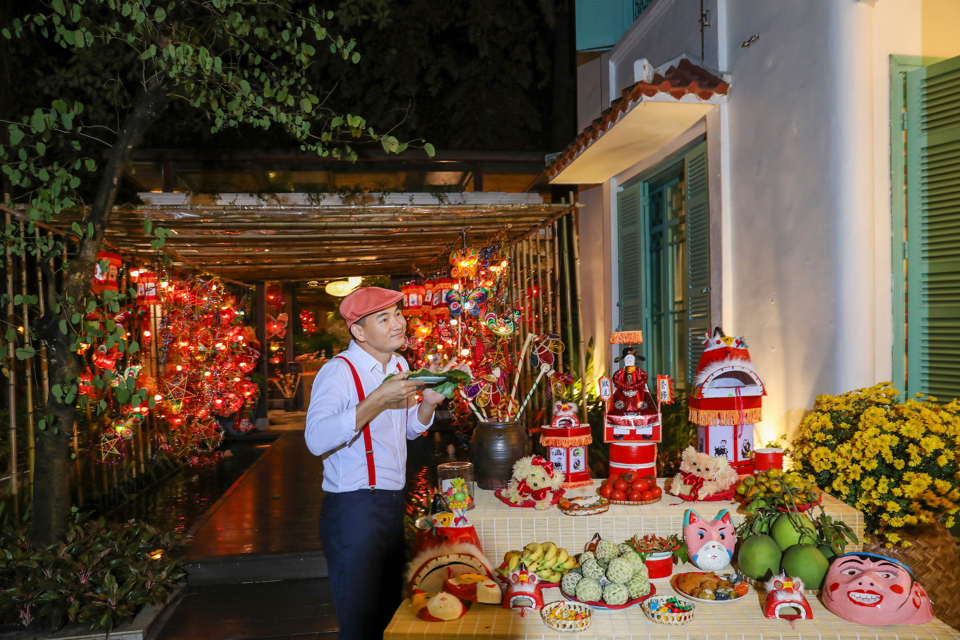 Kh&ocirc;ng gian Trung thu mang đậm chất truyền thống tại Ngon Garden (70 Nguyễn Du, H&agrave; Nội)