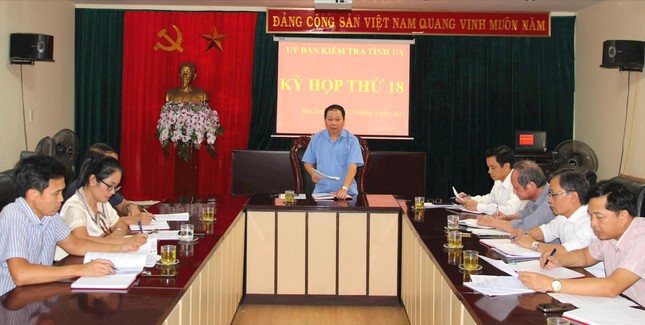 Kỳ họp thứ 18 Ủy ban Kiểm tra Tỉnh ủy Hải Dương