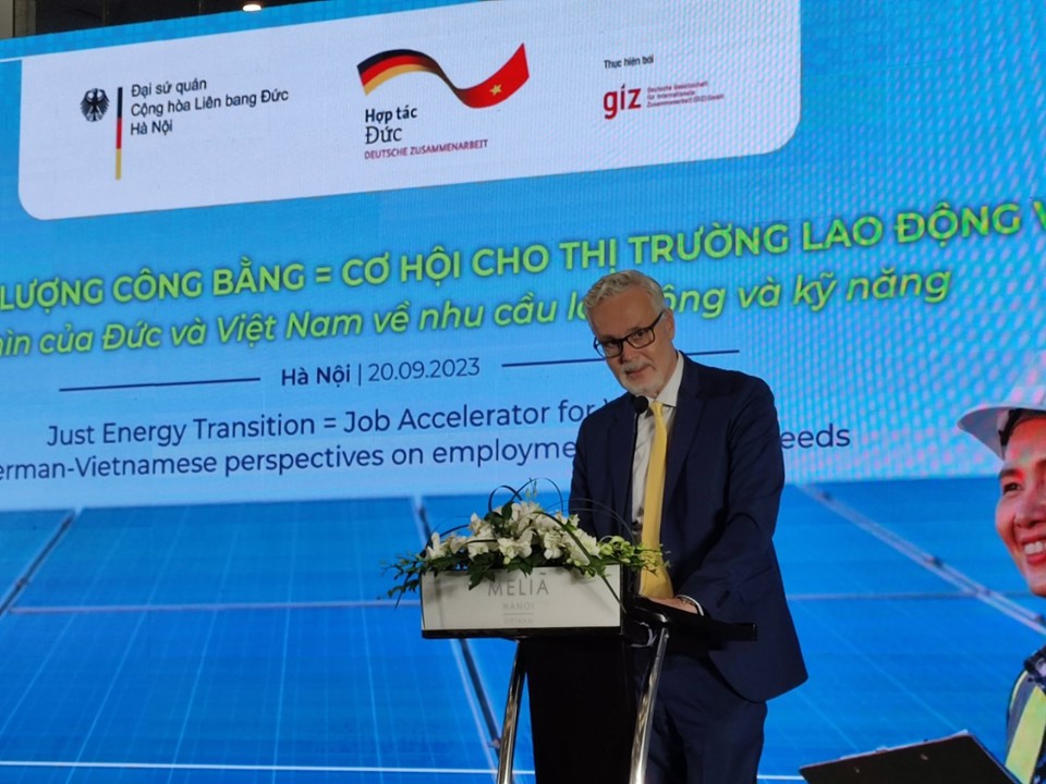 TS Guido Hildner - Đại sứ CHLB Đức tại Việt Nam. Ảnh: Đinh Diệu Linh