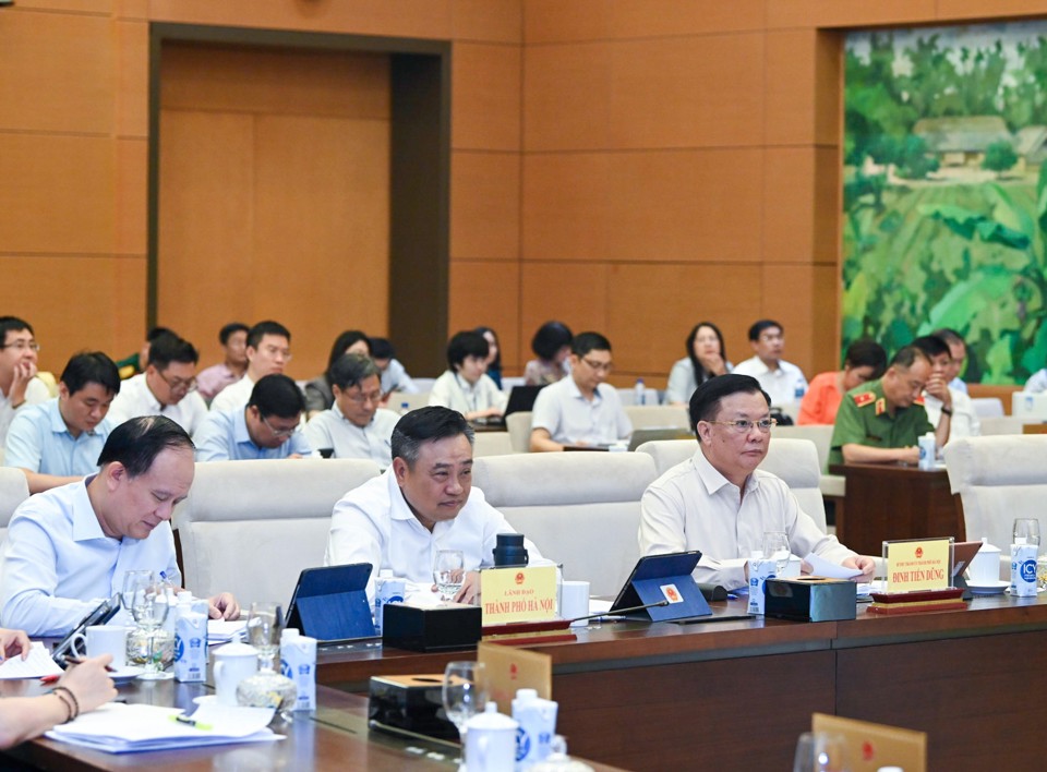 Các đại biểu tham dự phiên họp. Ảnh Quochoi.vn