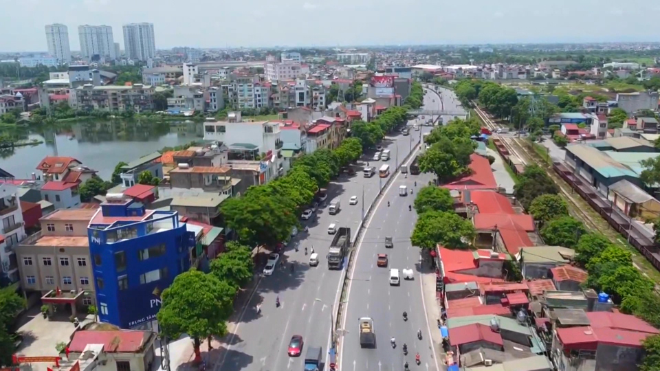 Quốc lộ 1A đoạn qua huyện Thanh Tr&igrave;.