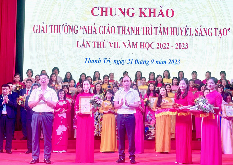 Sức lan tỏa từ giải thưởng "Nhà giáo Thanh Trì tâm huyết sáng tạo" - Ảnh 2