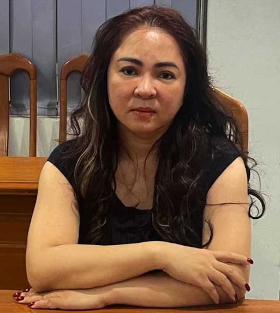 B&agrave; Nguyễn Phương Hằng khi bị tạm giữ