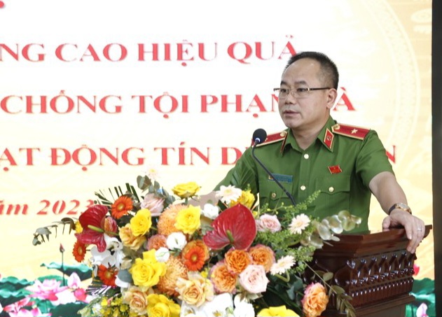 Thiếu tướng Nguyễn Thanh T&ugrave;ng - Ph&oacute; Gi&aacute;m đốc C&ocirc;ng an TP H&agrave; Nội.