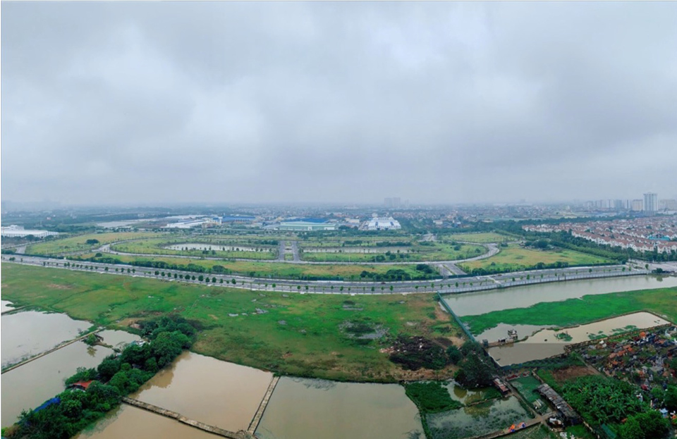 Khu đất công viên công nghệ thông tin nghìn tỷ tại Hà Nội. Ảnh: Đức Mạnh