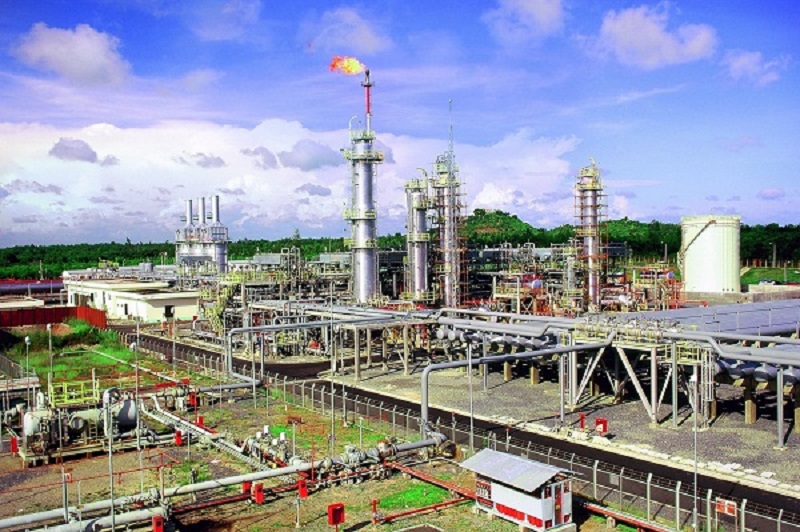 Nh&agrave; m&aacute;y Xử l&yacute; kh&iacute; Dinh Cố của Petrovietnam. Ảnh: Ho&agrave;ng Anh