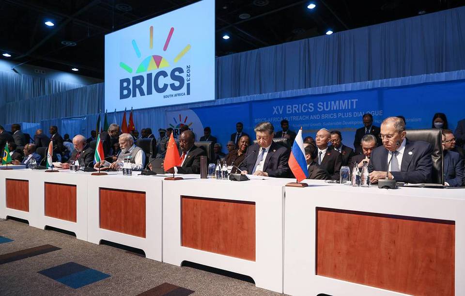 Hội nghị thượng đỉnh BRICS vừa qua tại Nam Phi. Ảnh: TASS