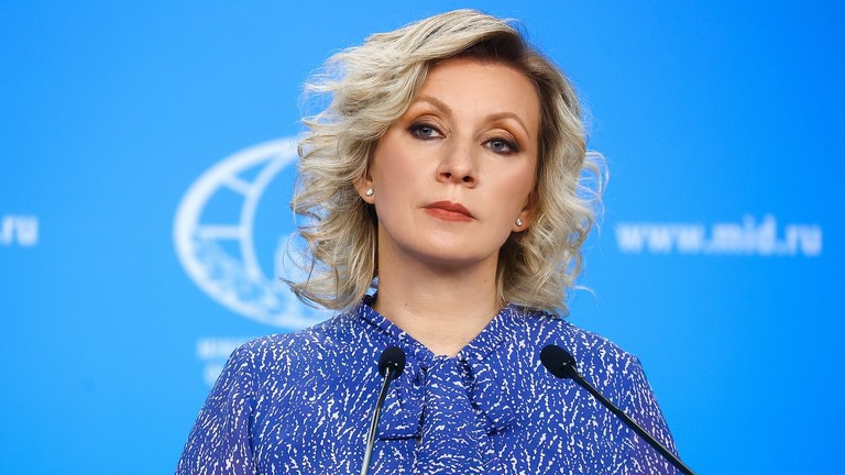 Người ph&aacute;t ng&ocirc;n Bộ Ngoại giao Nga&nbsp;Maria Zakharova. Ảnh: RT