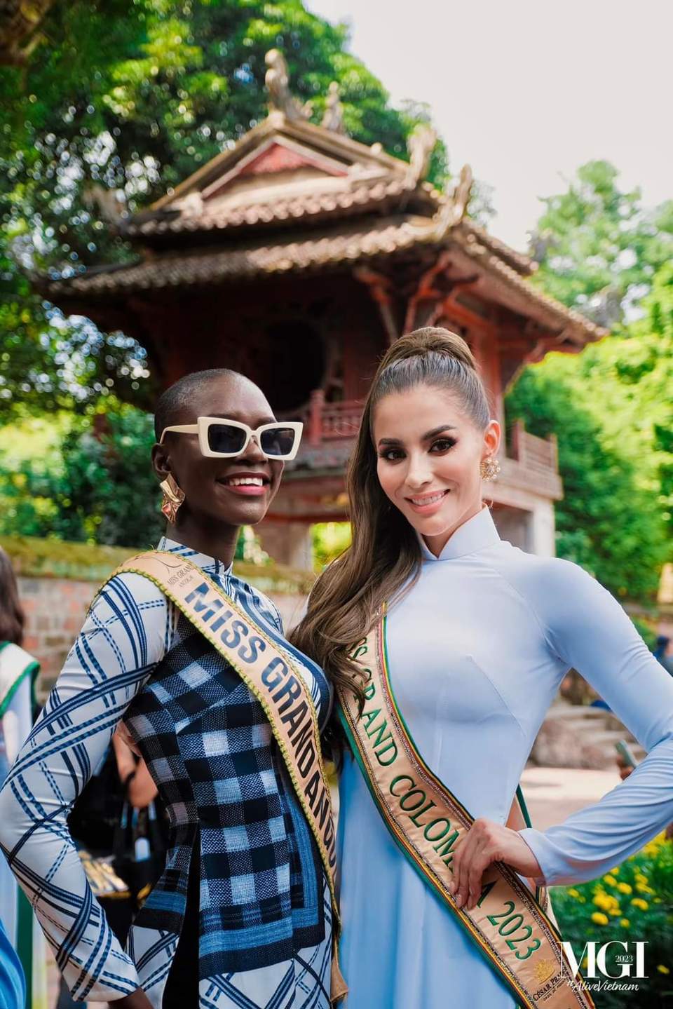 Miss Grand International 2023 duyên dáng bên triển lãm ảnh "Hà Nội trong tôi" - Ảnh 3