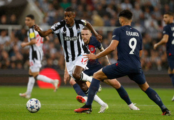 Newcastle thắng đậm PSG tr&ecirc;n s&acirc;n nh&agrave;&nbsp;St. Jame's Park. Ảnh: Getty.