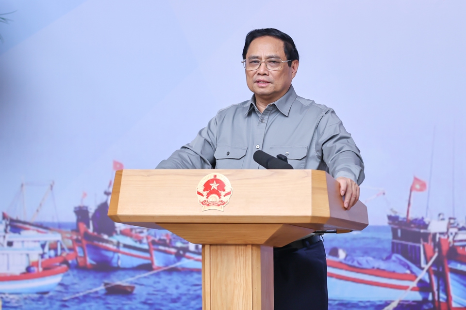 Thủ tướng Ch&iacute;nh phủ Phạm Minh Ch&iacute;nh ph&aacute;t biểu tại Hội nghị