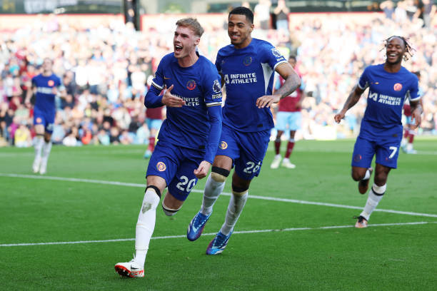 Chelsea thắng đậm&nbsp;Burnley với tỷ số 4-1. Ảnh: Getty.