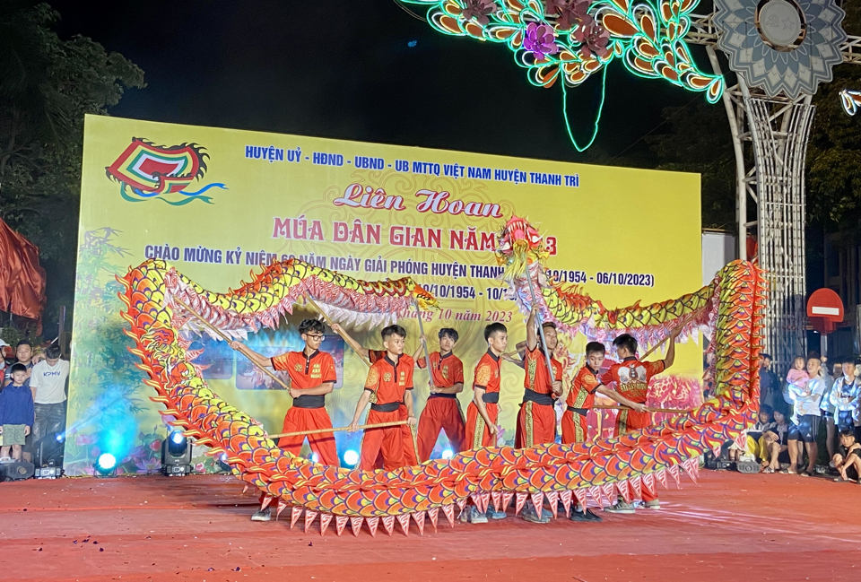 Đặc sắc các điệu múa dân gian huyện Thanh Trì  - Ảnh 8