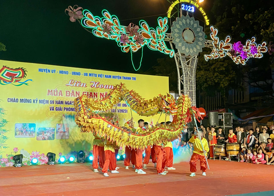 Đặc sắc các điệu múa dân gian huyện Thanh Trì  - Ảnh 10