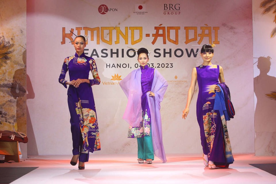 ''Kimono - Aodai Fashion Show'' - chương trình mở màn chuỗi sự kiện giao lưu văn hóa nghệ thuật đặc biệt kỷ niệm 50 năm thiếtlập quan hệ ngoại giaoViệt Nam - Nhật Bản (1973 - 2023).