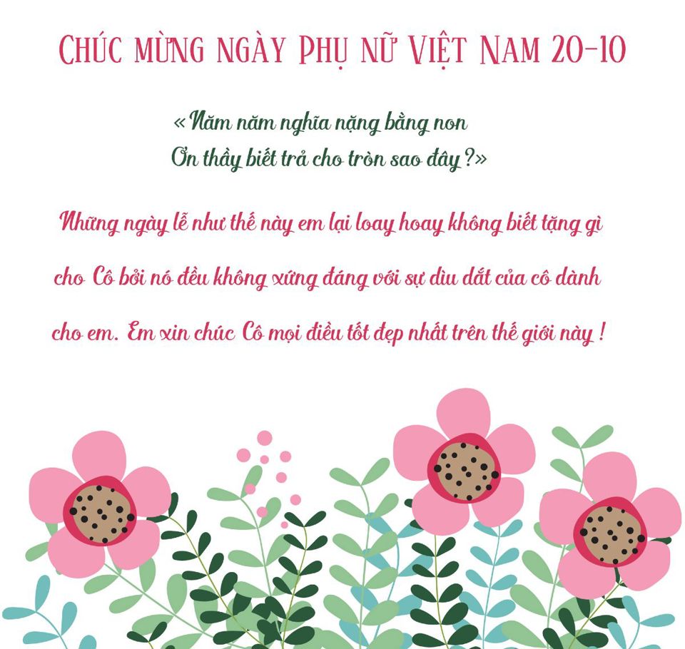 Chúc mừng ngày Phụ nữ Việt Nam 20-10 | 1616