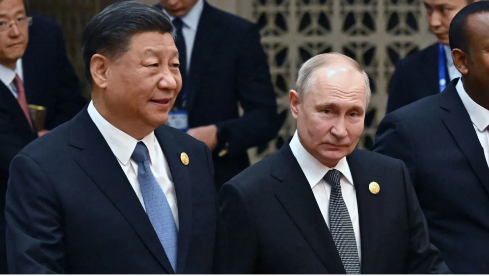 Nh&agrave; l&atilde;nh đạo Trung Quốc Tập Cận B&igrave;nh v&agrave; Tổng thống Nga Vladimir Putin. Nguồn: CNN