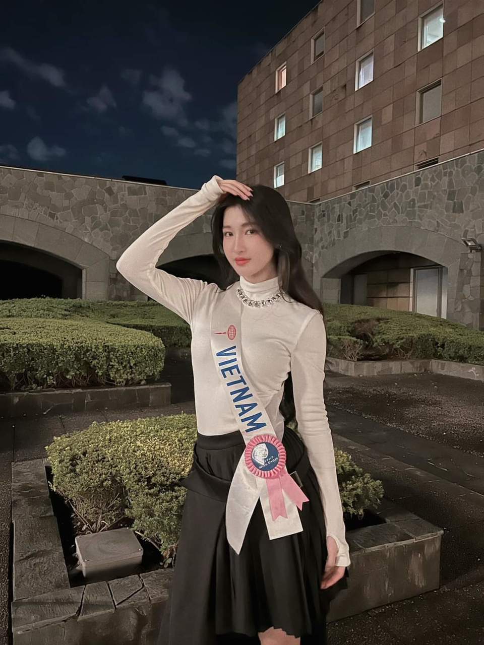 Á hậu Phương Nhi mang "Cò ơi" đi thi Miss International Hoa hậu Quốc tế 2023 - Ảnh 6