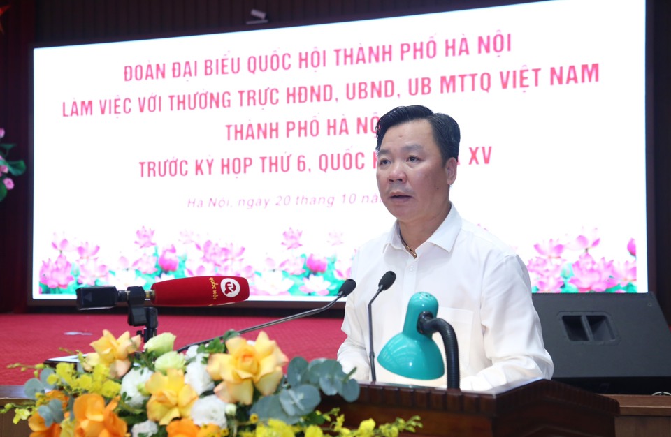 Ph&oacute; Chủ tịch Thường trực Ủy ban MTTQ TP H&agrave; Nội Nguyễn Sỹ Trường