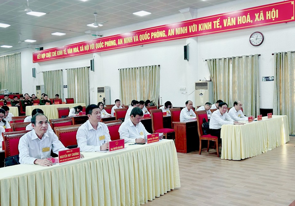 Huyện Thanh Trì tổ chức diễn tập khu vực phòng thủ năm 2023 - Ảnh 2