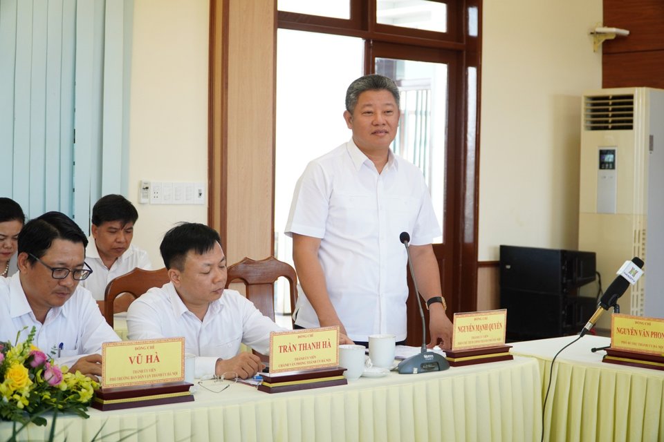 Ph&oacute; Chủ tịch UBND TP H&agrave; Nội Nguyễn Mạnh Quyền cho biết sẽ chỉ đạo c&aacute;c sở, ng&agrave;nh hỗ trợ huyện Đạ Tẻh.&nbsp;
