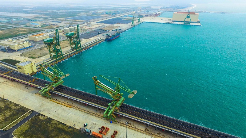 Một g&oacute;c cảng Sơn Dương tại Khu kinh tế Vũng &Aacute;ng.