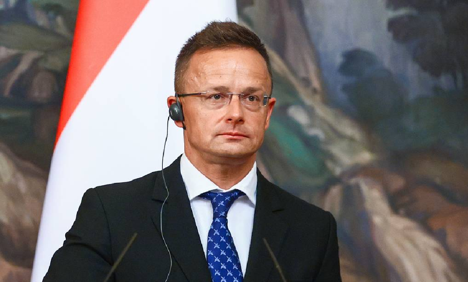 Ngoại trưởng Hungary Peter Szijjarto. Nguồn: RT