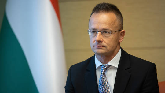 Ngoại trưởng Hungary Peter Szijjarto. Ảnh: RT