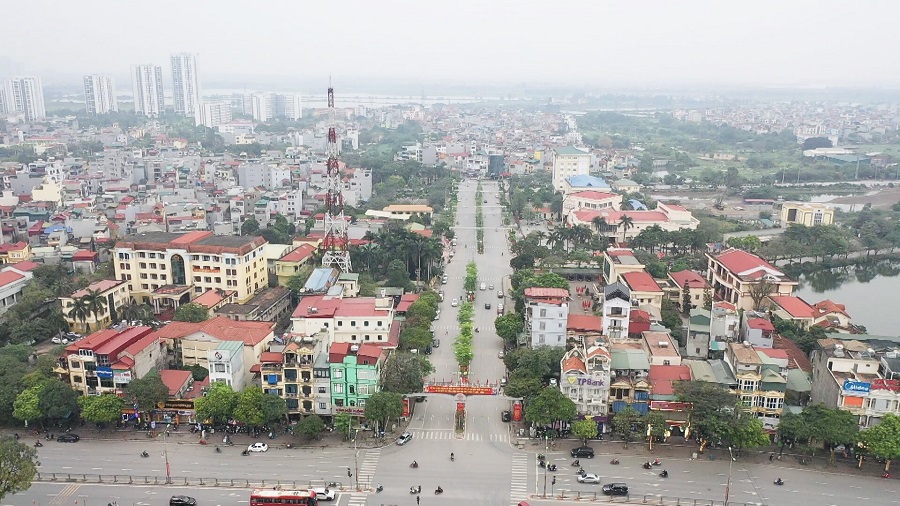 Diện mạo khang trang, sạch đẹp của huyện Thanh Tr&igrave;.