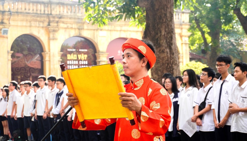 Học sinh Hà Nội trải nghiệm tại Hoàng Thành - Thăng Long