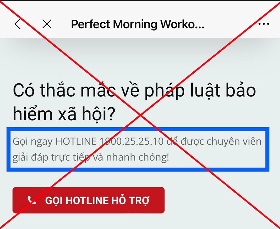 Hà Nội: Cảnh báo sử dụng hình ảnh giả mạo BHXH quận, huyện để trục lợi - Ảnh 2