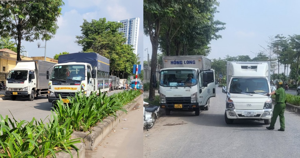 Công an huyện Thanh Trì: “Trảm” hàng loạt ôtô vi phạm trên đường Phạm Tu-Nguyễn Xiển - Ảnh 2