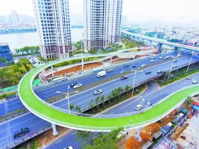 Minh họa quy hoạch tuyến đường ri&ecirc;ng cho xe đạp của Bắc Kinh