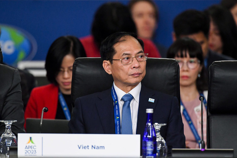 Bộ trưởng Bộ Ngoại giao Bùi Thanh Sơn tham gia Hội nghị liên Bộ trưởng Ngoại giao – Kinh tế Diễn đàn hợp tác kinh tế châu Á - Thái Bình Dương (APEC) lần thứ 34 (AMM 34).