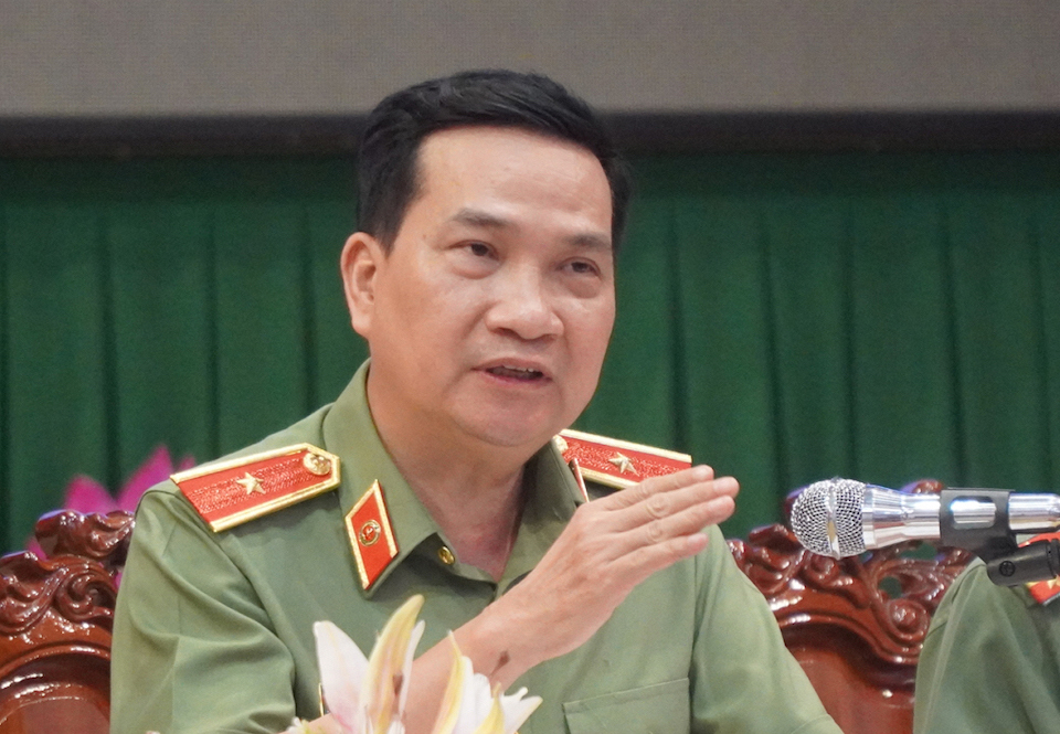 Thiếu tướng Nguyễn Sỹ Quang - Gi&aacute;m đốc C&ocirc;ng an tỉnh Đồng Nai vừa c&oacute; thư k&ecirc;u gọi chung tay đảm bảo TTATGT &nbsp;(Ảnh: PV)