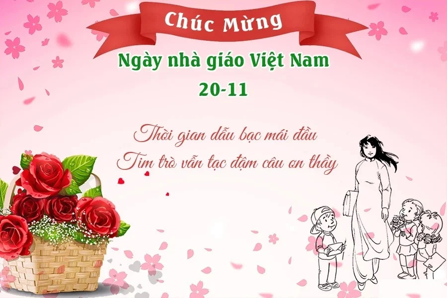 Mẫu thiệp đẹp và ý nghĩa dành tặng thầy, cô giáo ngày 20/11 - Ảnh 1